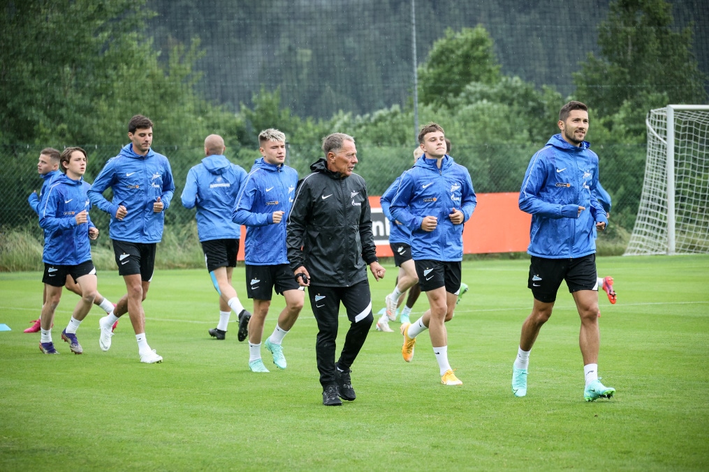 «Газпром» — тренировочные сборы в Австрии: 30 июня, вечерняя тренировка