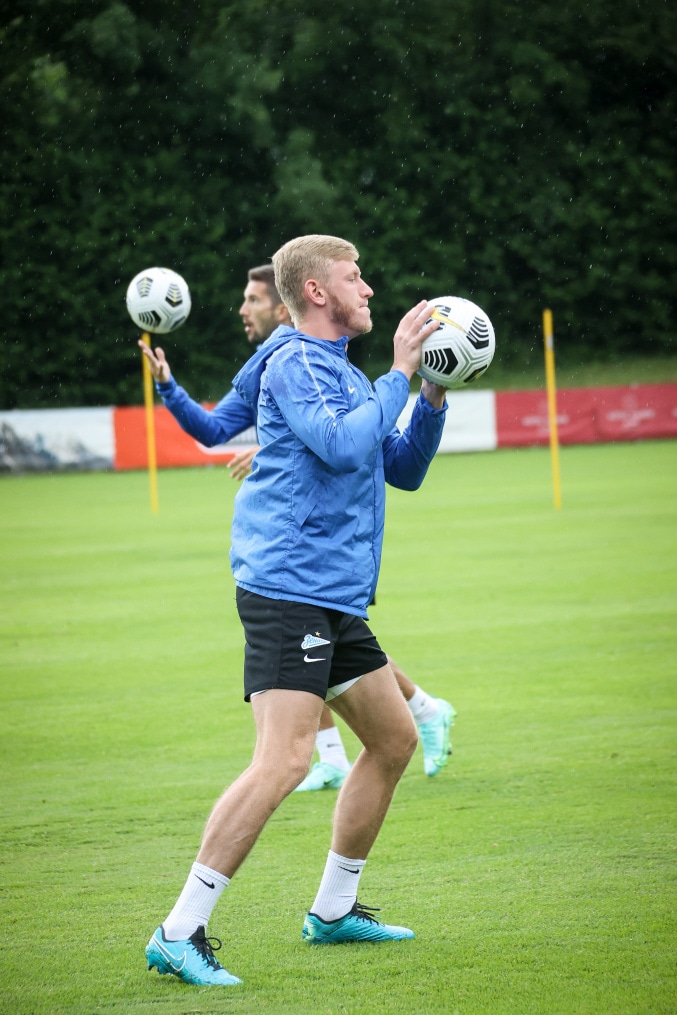 «Газпром» — тренировочные сборы в Австрии: 30 июня, вечерняя тренировка