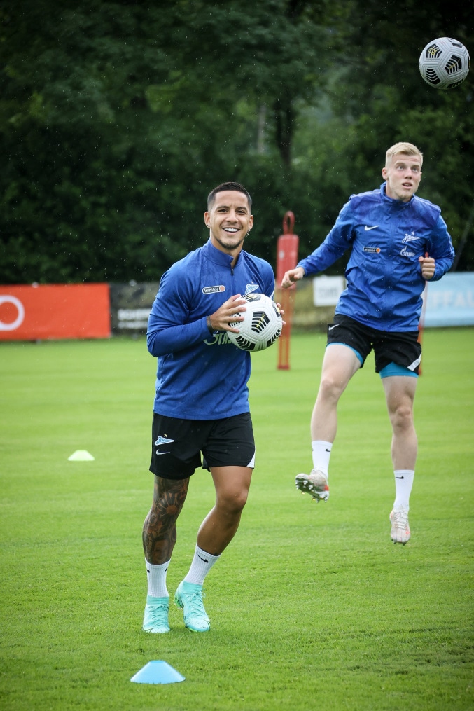 «Газпром» — тренировочные сборы в Австрии: 30 июня, вечерняя тренировка