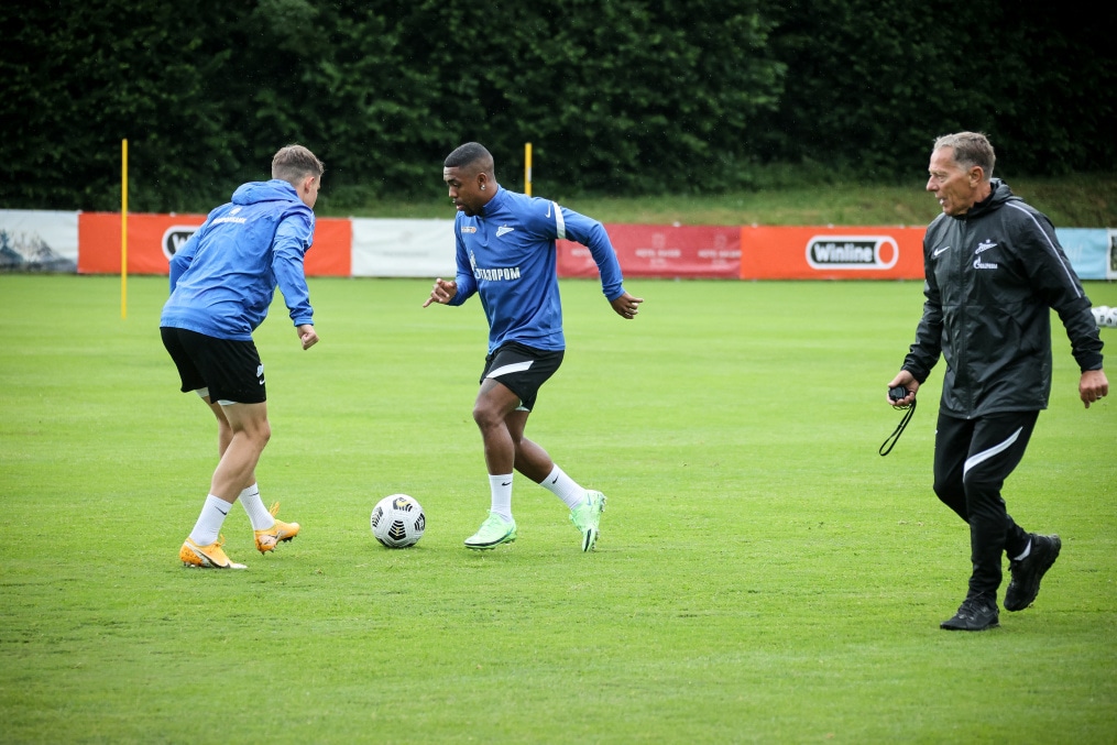 «Газпром» — тренировочные сборы в Австрии: 30 июня, вечерняя тренировка