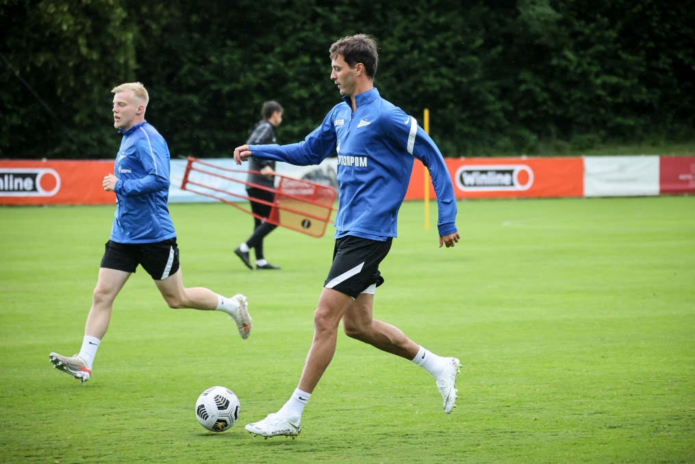 «Газпром» — тренировочные сборы в Австрии: 30 июня, вечерняя тренировка