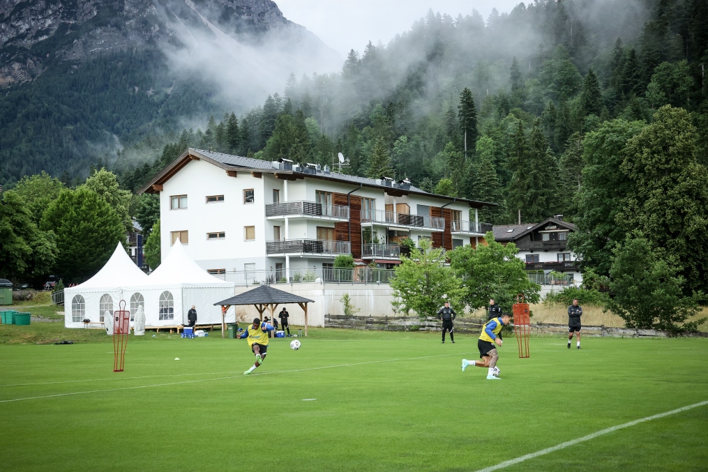 «Газпром» — тренировочные сборы в Австрии: 30 июня, вечерняя тренировка