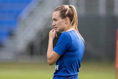 Тренировка женской команды «Зенит» перед матчем с «Локомотивом»