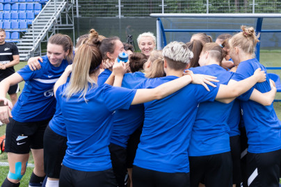 Тренировка женской команды «Зенит» перед матчем с «Локомотивом»