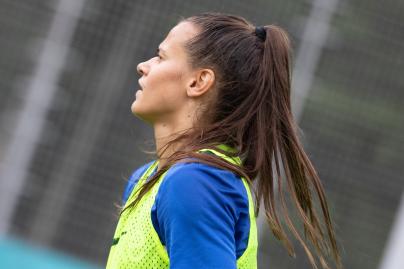 omen's team training before the Chertanovo-Zenit matc