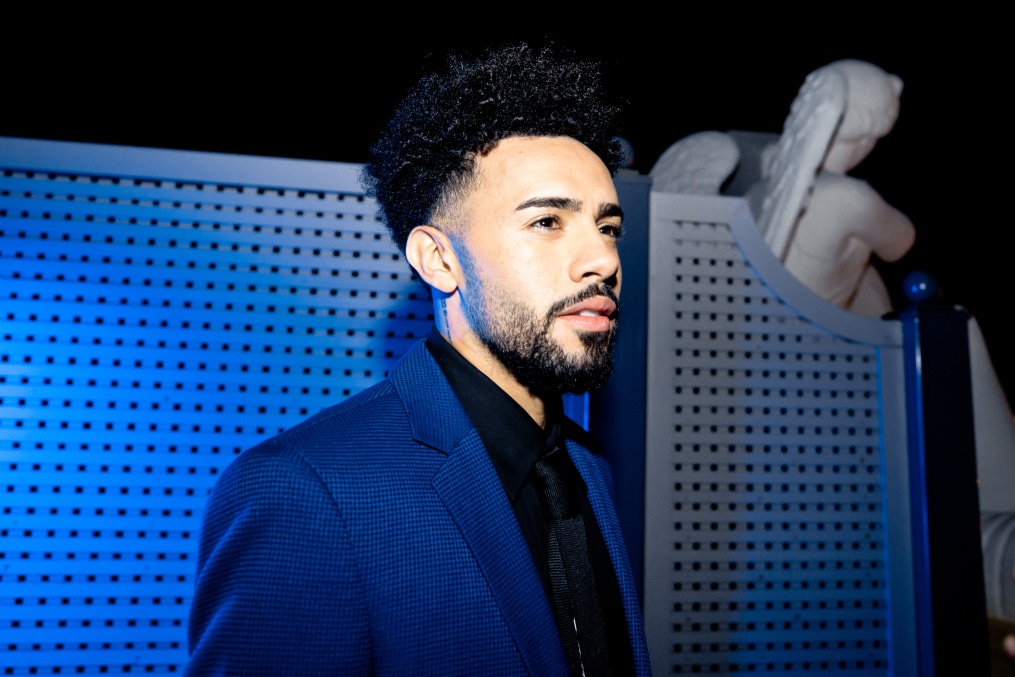 Клаудиньо на съемках презентационного ролика