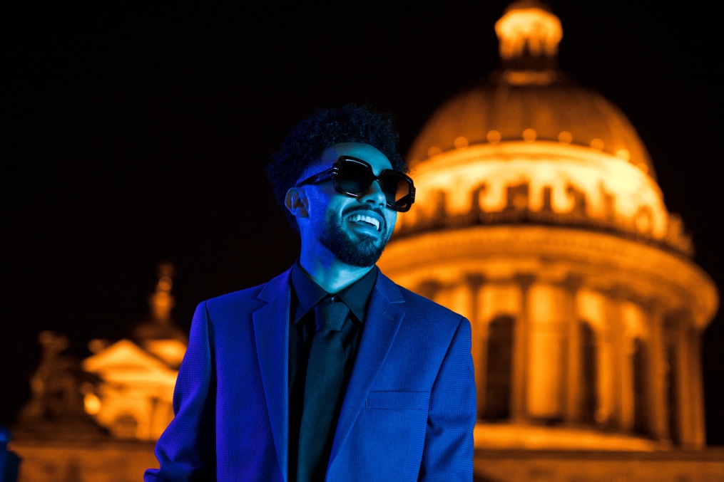 Клаудиньо на съемках презентационного ролика