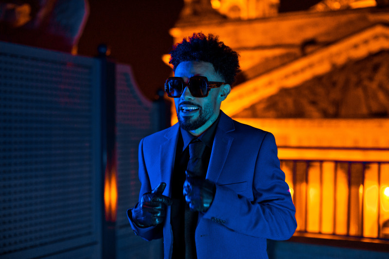 Клаудиньо на съемках презентационного ролика