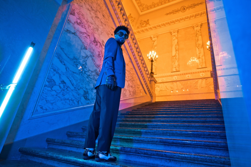 Клаудиньо на съемках презентационного ролика