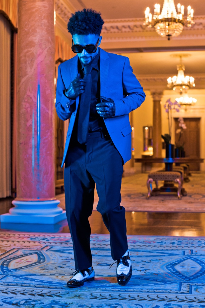 Клаудиньо на съемках презентационного ролика