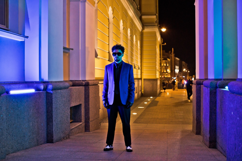 Клаудиньо на съемках презентационного ролика