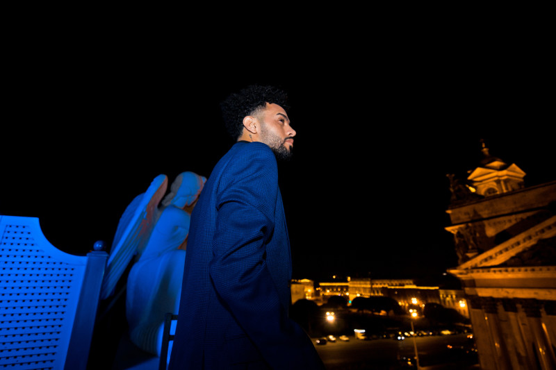 Клаудиньо на съемках презентационного ролика