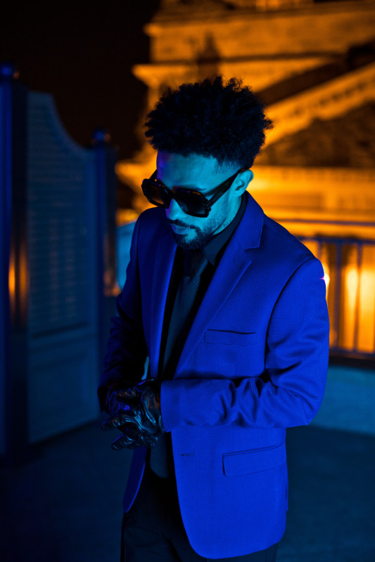 Клаудиньо на съемках презентационного ролика