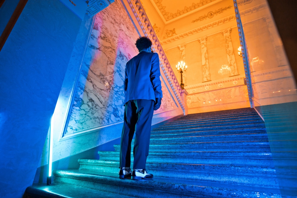 Клаудиньо на съемках презентационного ролика