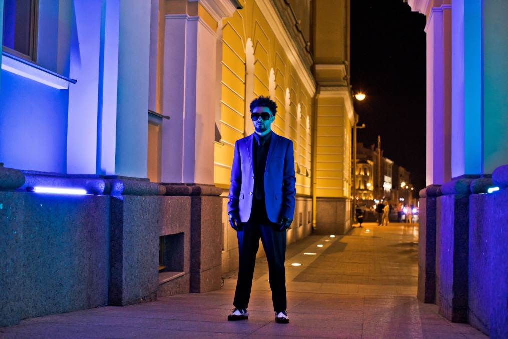 Клаудиньо на съемках презентационного ролика