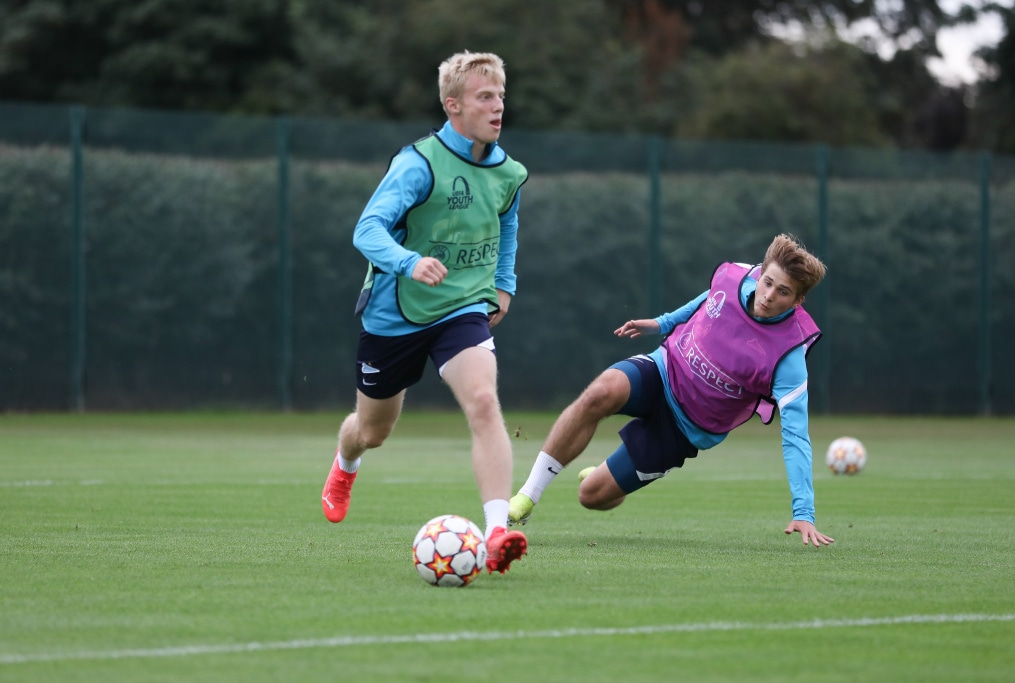 Тренировка «Зенит»-м перед матчем с «Челси»-м