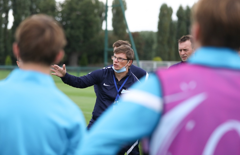 Тренировка «Зенит»-м перед матчем с «Челси»-м