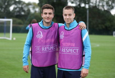 Тренировка «Зенит»-м перед матчем с «Челси»-м