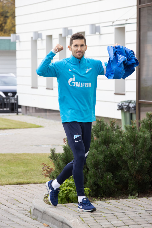 Тренировка «Зенита» перед матчем с «Мальмё»