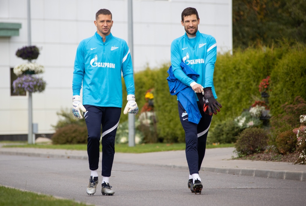 Тренировка «Зенита» перед матчем с «Мальмё»