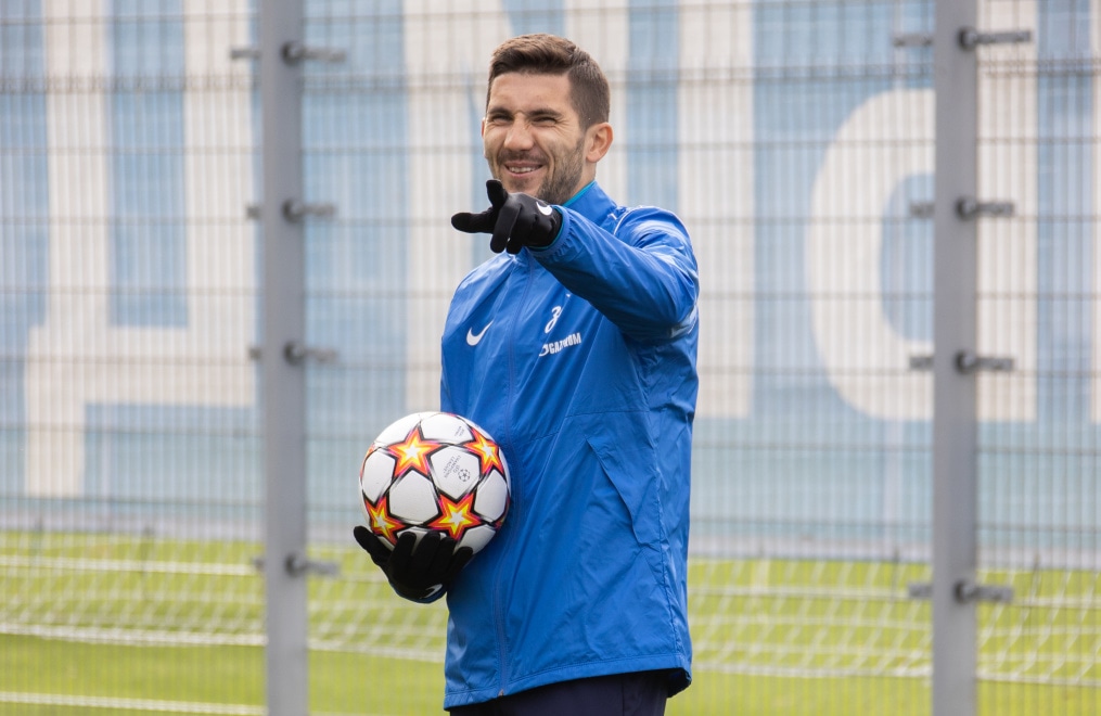 Тренировка «Зенита» перед матчем с «Мальмё»