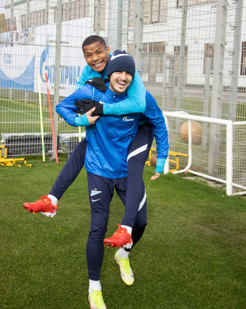 Тренировка «Зенита» перед матчем с «Мальмё»