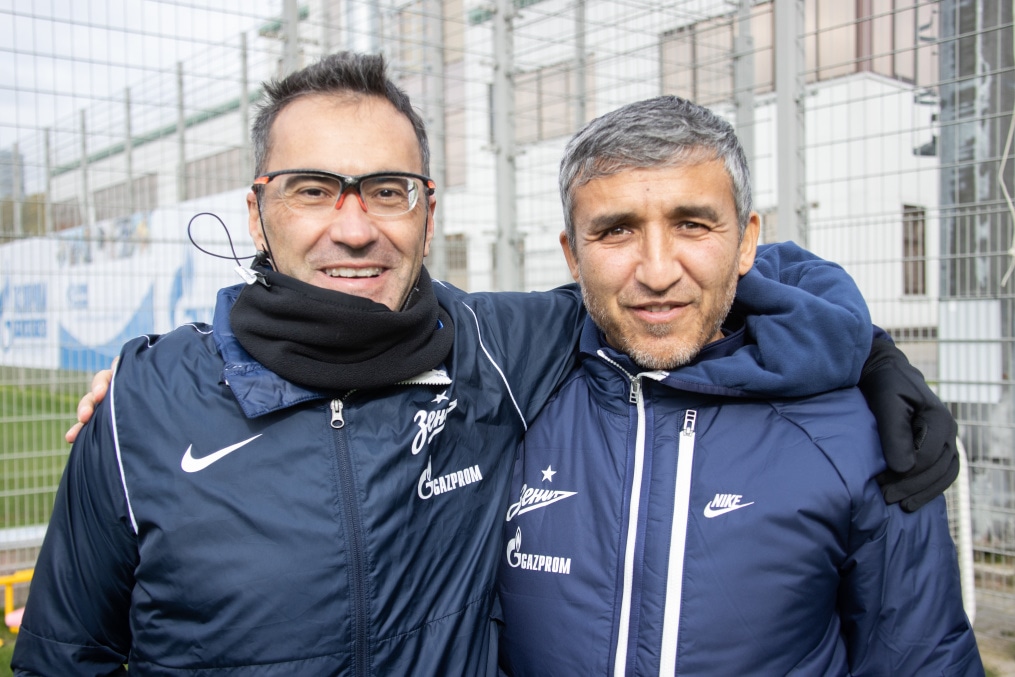 Тренировка «Зенита» перед матчем с «Мальмё»