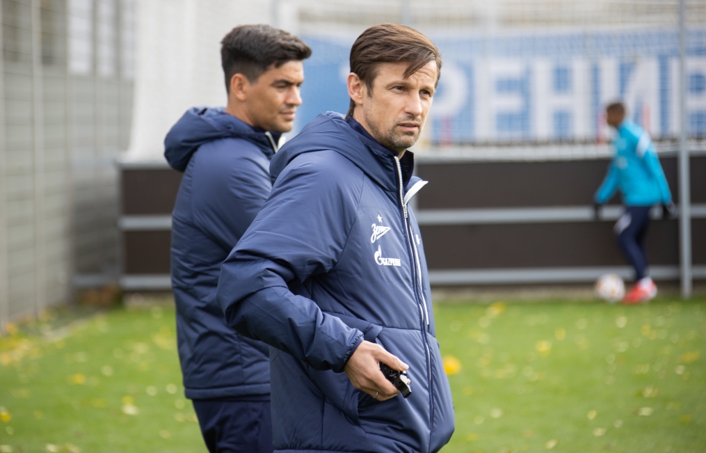 Тренировка «Зенита» перед матчем с «Мальмё»