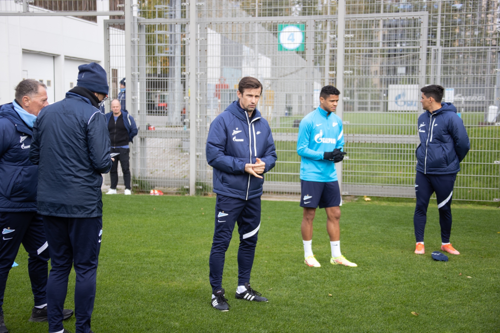 Тренировка «Зенита» перед матчем с «Мальмё»