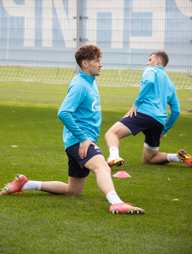 Тренировка «Зенита» перед матчем с «Мальмё»