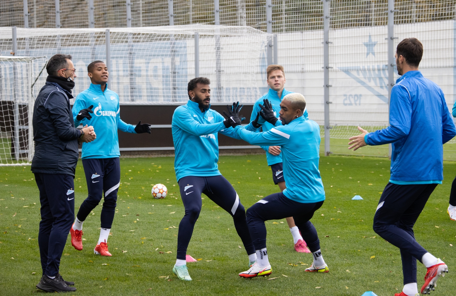 Тренировка «Зенита» перед матчем с «Мальмё»