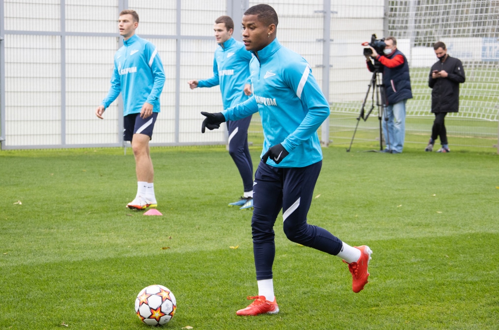 Тренировка «Зенита» перед матчем с «Мальмё»