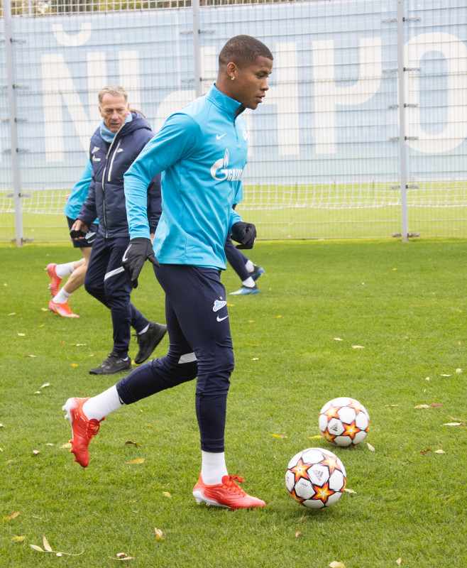 Тренировка «Зенита» перед матчем с «Мальмё»