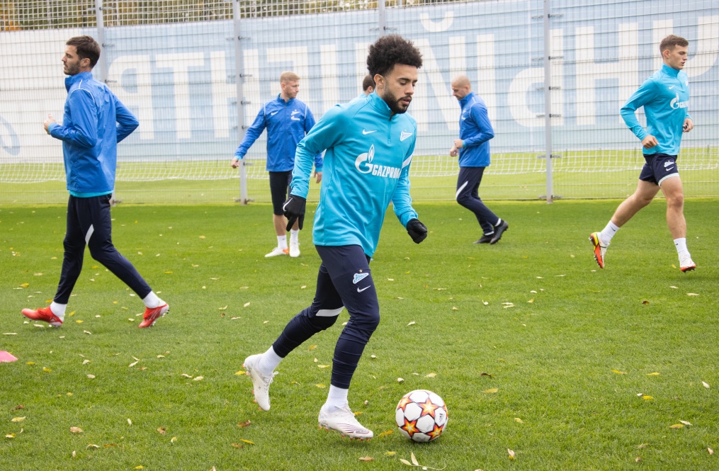 Тренировка «Зенита» перед матчем с «Мальмё»