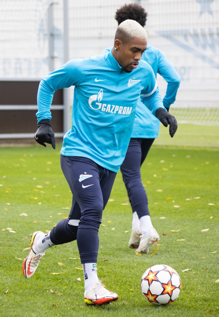 Тренировка «Зенита» перед матчем с «Мальмё»