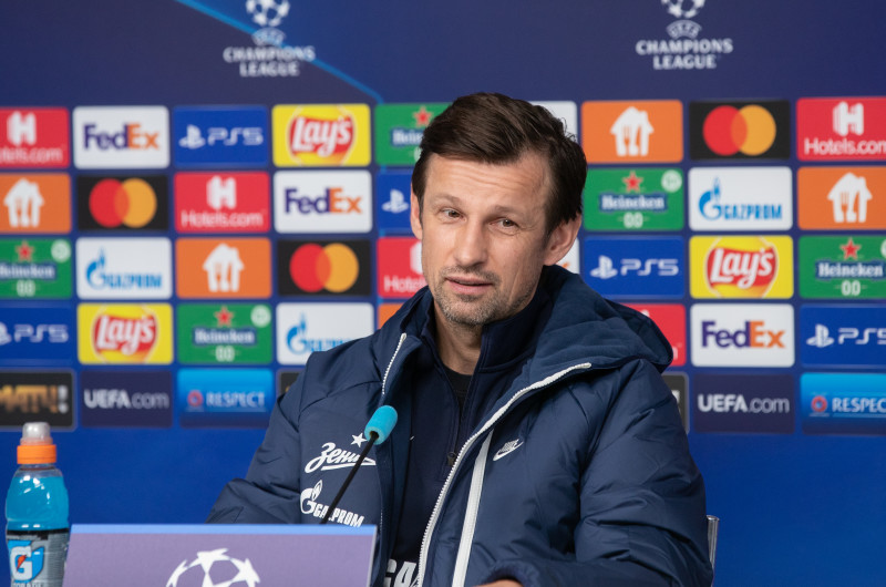 Пресс-конференция «Зенита» перед матчем с «Мальмё»