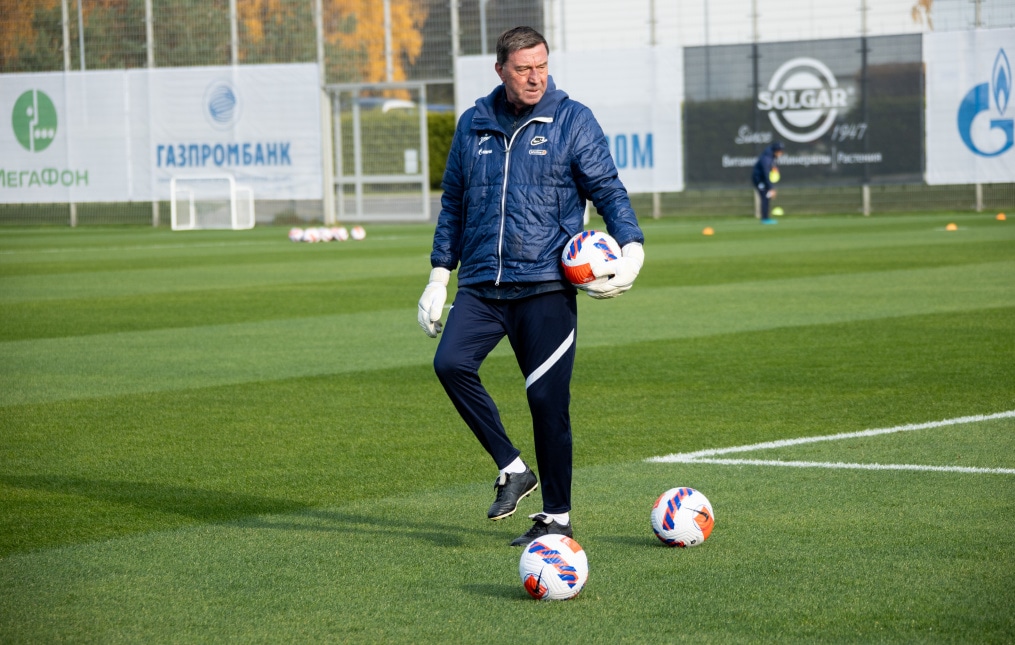 Тренировка «Зенита» перед матчем с «Арсеналом»