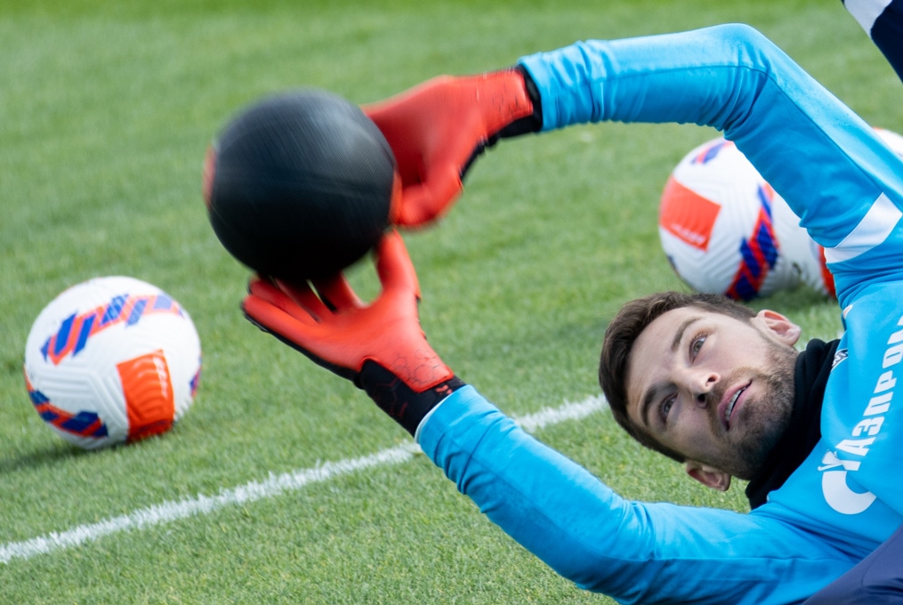 Тренировка «Зенита» перед матчем с «Арсеналом»