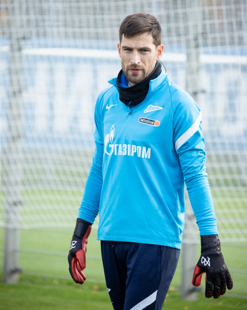 Тренировка «Зенита» перед матчем с «Арсеналом»