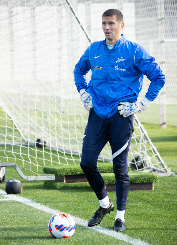 Тренировка «Зенита» перед матчем с «Арсеналом»