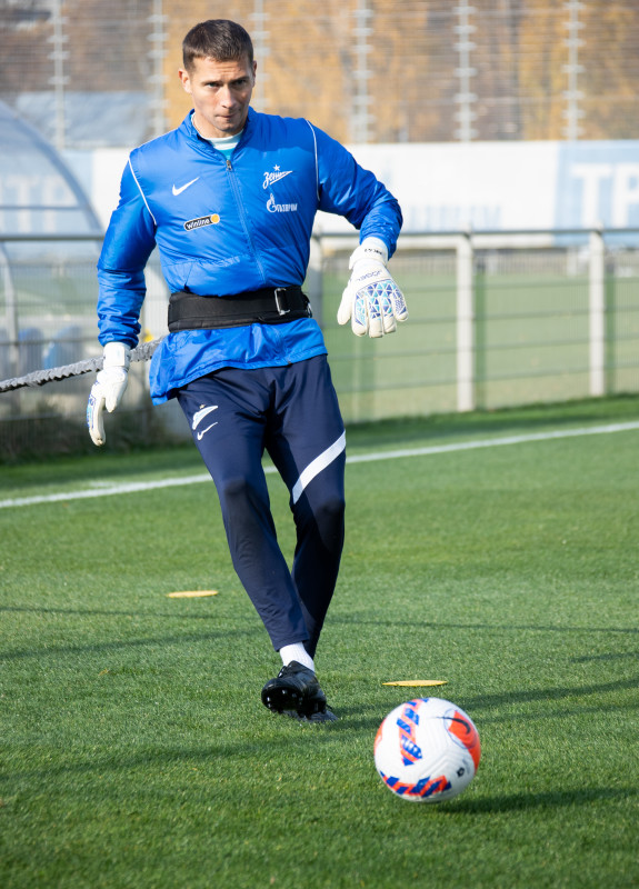 Тренировка «Зенита» перед матчем с «Арсеналом»