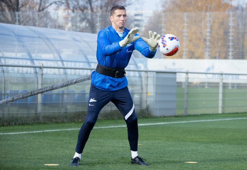 Тренировка «Зенита» перед матчем с «Арсеналом»