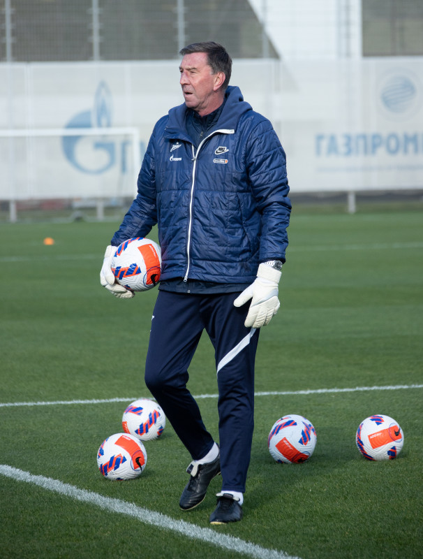 Тренировка «Зенита» перед матчем с «Арсеналом»