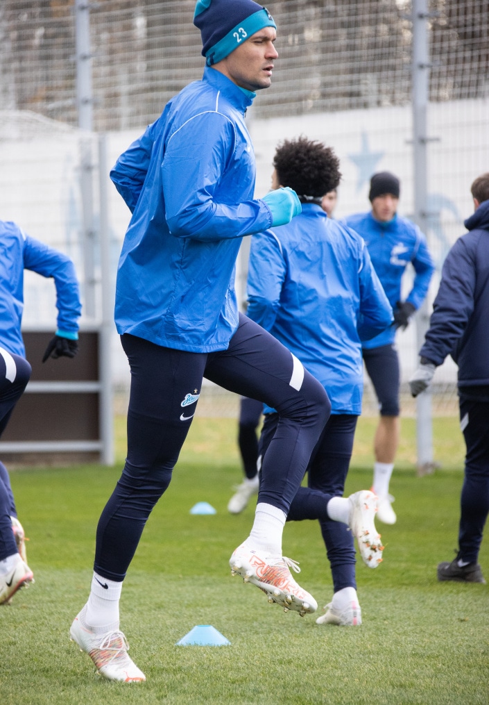 Открытая тренировка «Зенита» перед матчем с «Ювентусом»