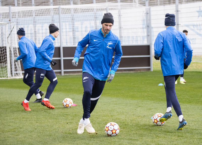 Открытая тренировка «Зенита» перед матчем с «Ювентусом»
