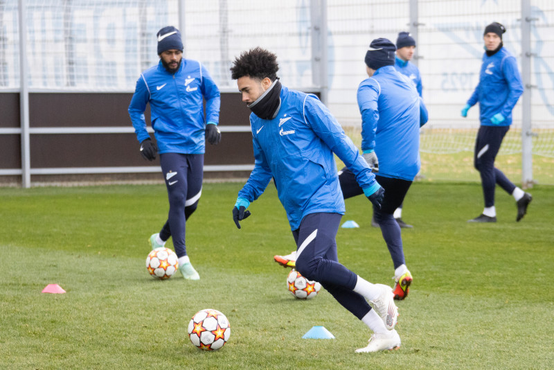 Открытая тренировка «Зенита» перед матчем с «Ювентусом»