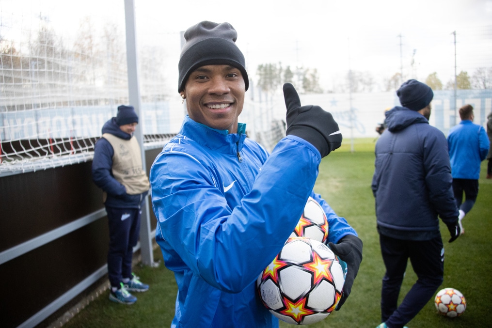 Открытая тренировка «Зенита» перед матчем с «Ювентусом»