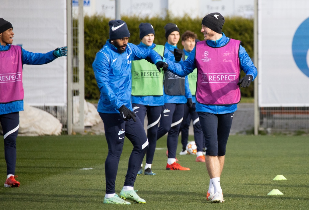 Открытая тренировка «Зенита» перед матчем с «Ювентусом»