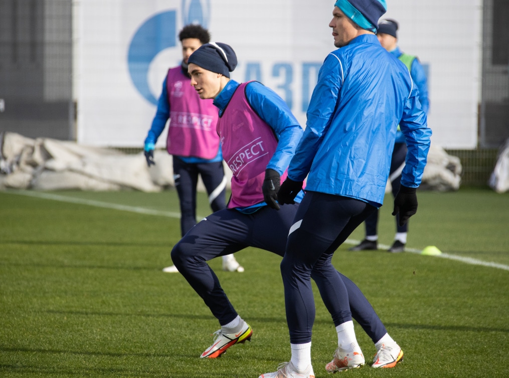 Открытая тренировка «Зенита» перед матчем с «Ювентусом»