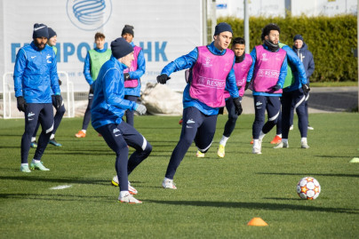 Открытая тренировка «Зенита» перед матчем с «Ювентусом»